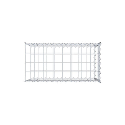 Opvokset gabion type 2 80 cm x 40 cm x 40 cm (L x H x D), maskestørrelse 10 cm x 10 cm, spiral