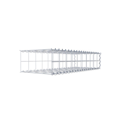 Gabbione aggiuntivo tipo 2 100 cm x 20 cm x 40 cm (L x A x P), maglia 10 cm x 10 cm, spirale