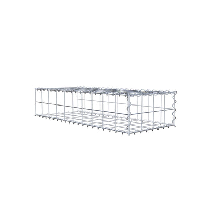 Gabbione aggiuntivo tipo 2 100 cm x 20 cm x 40 cm (L x A x P), maglia 10 cm x 10 cm, spirale