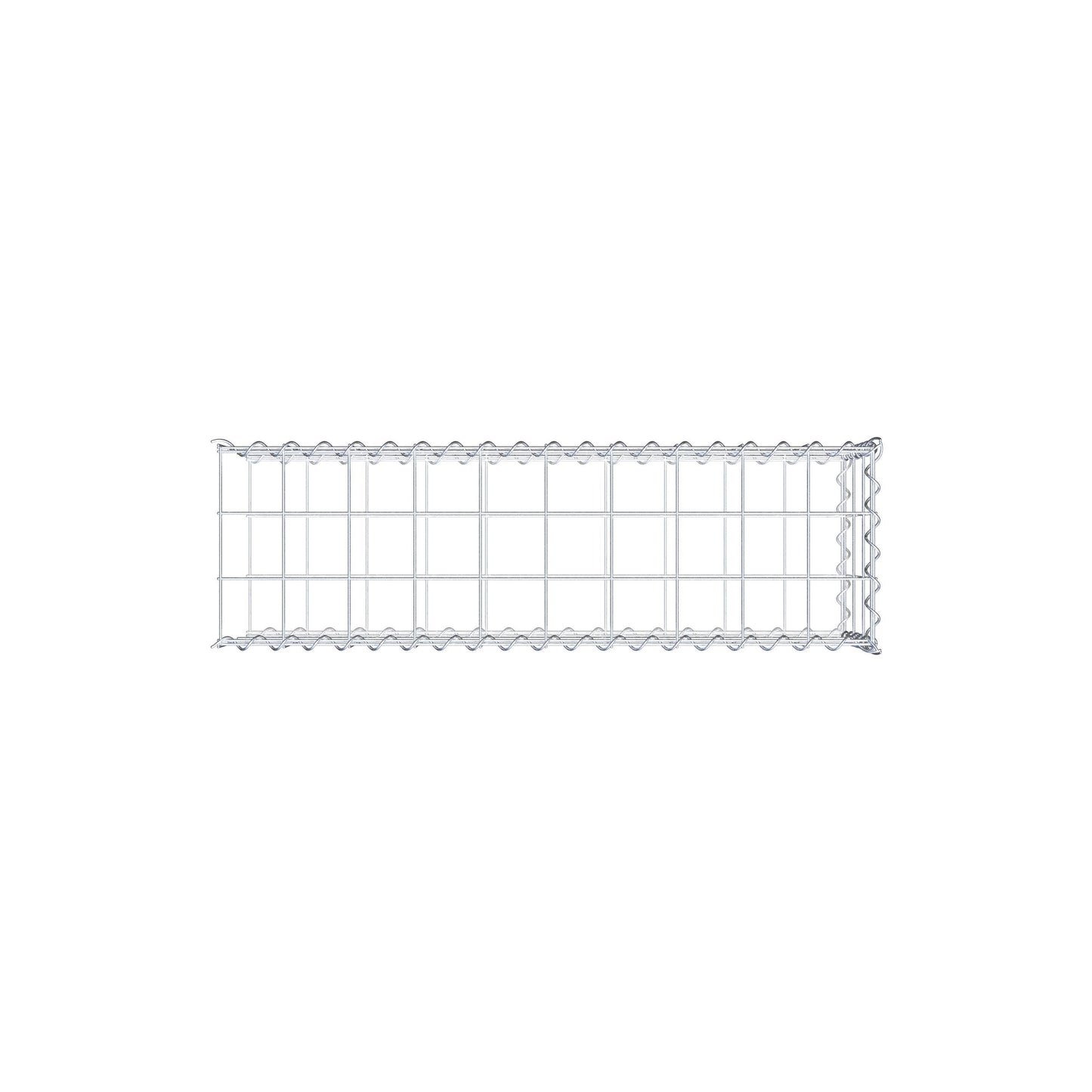 Gabbione aggiuntivo tipo 2 100 cm x 30 cm x 30 cm (L x A x P), maglia 10 cm x 10 cm, spirale