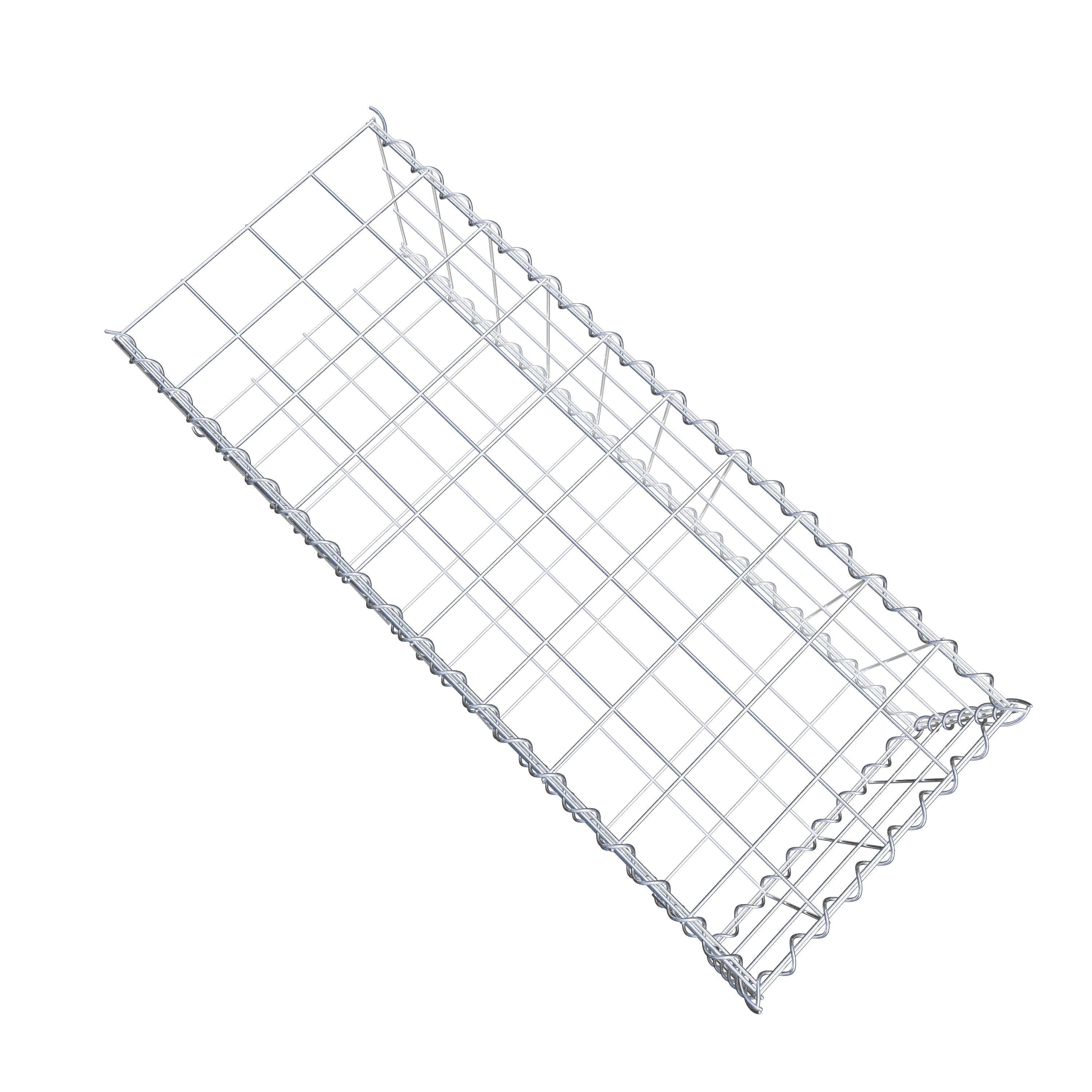 Gabion sur toile type 2 100 cm x 30 cm x 40 cm (L x H x P), maille 10 cm x 10 cm, spirale