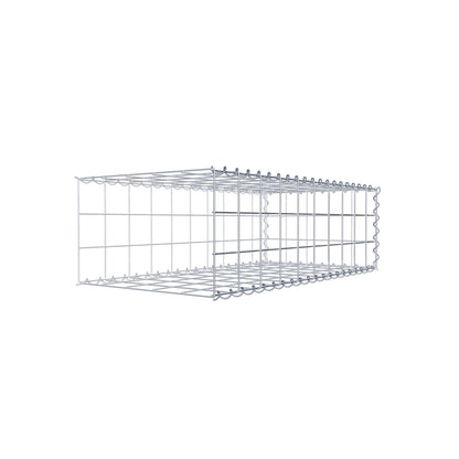 Gabbione aggiuntivo tipo 2 100 cm x 30 cm x 50 cm (L x A x P), maglia 10 cm x 10 cm, spirale