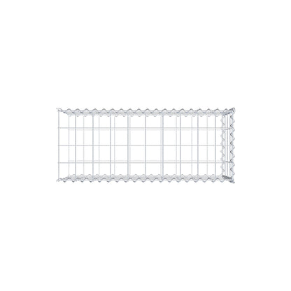 Gabion rapporté type 2 100 cm x 40 cm x 40 cm (L x H x P), mailles 10 cm x 10 cm, spirale