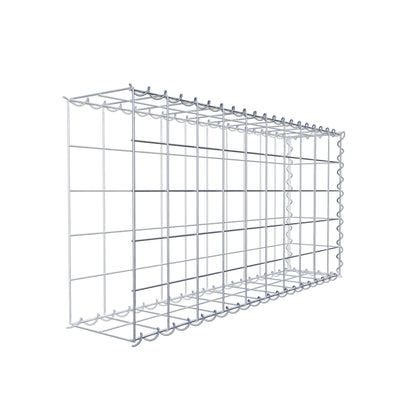 Gabião tipo 2 100 cm x 50 cm x 20 cm (C x A x P), malhagem 10 cm x 10 cm, espiral