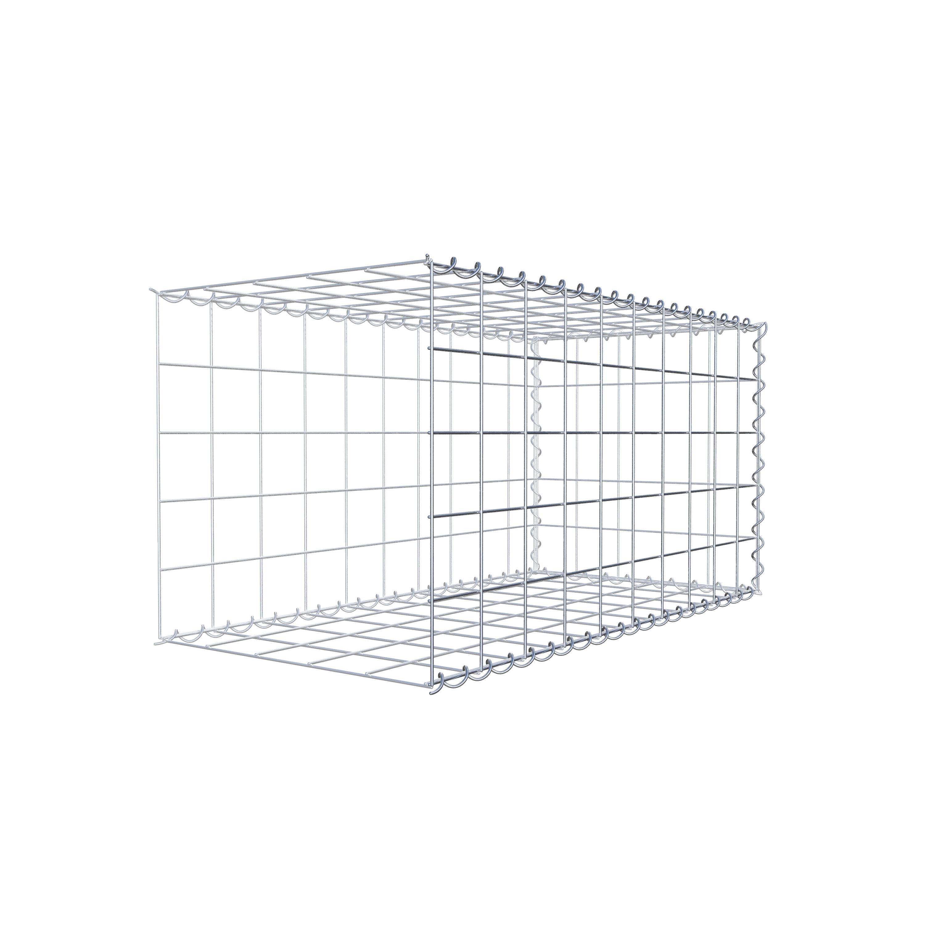 Gabion sur toile type 2 100 cm x 50 cm x 50 cm (L x H x P), maille 10 cm x 10 cm, spirale