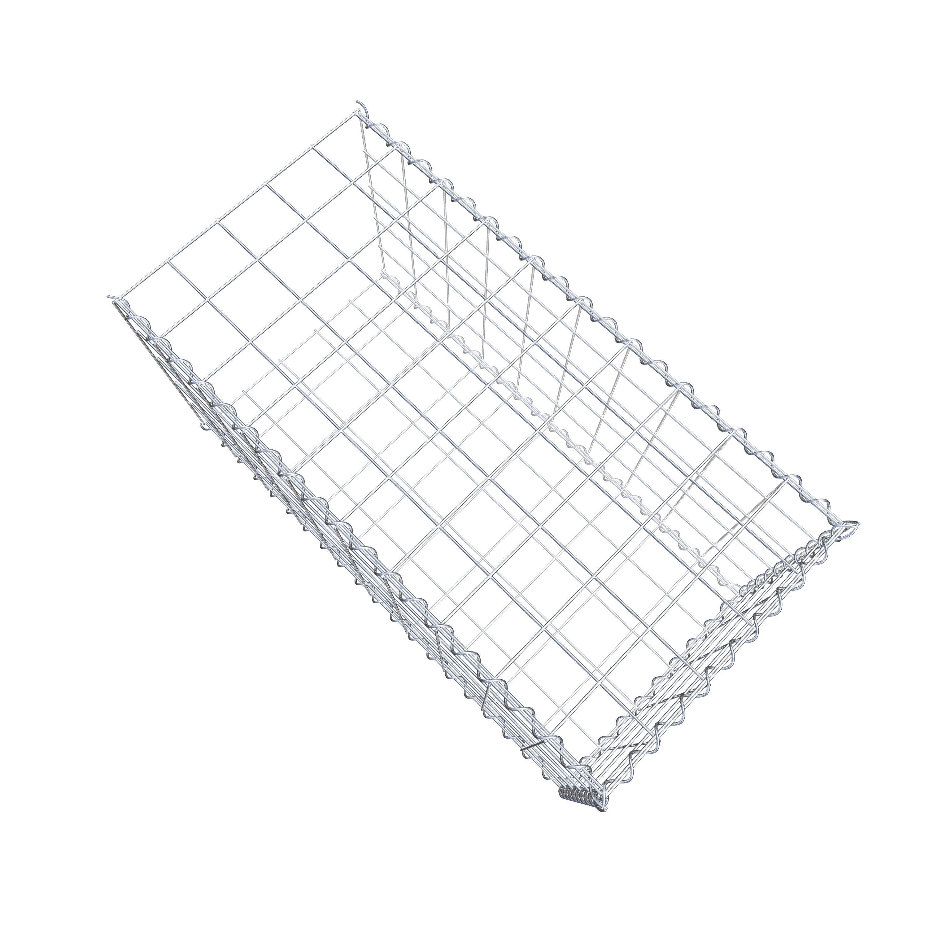 Gabion sur toile type 2 100 cm x 50 cm x 50 cm (L x H x P), maille 10 cm x 10 cm, spirale