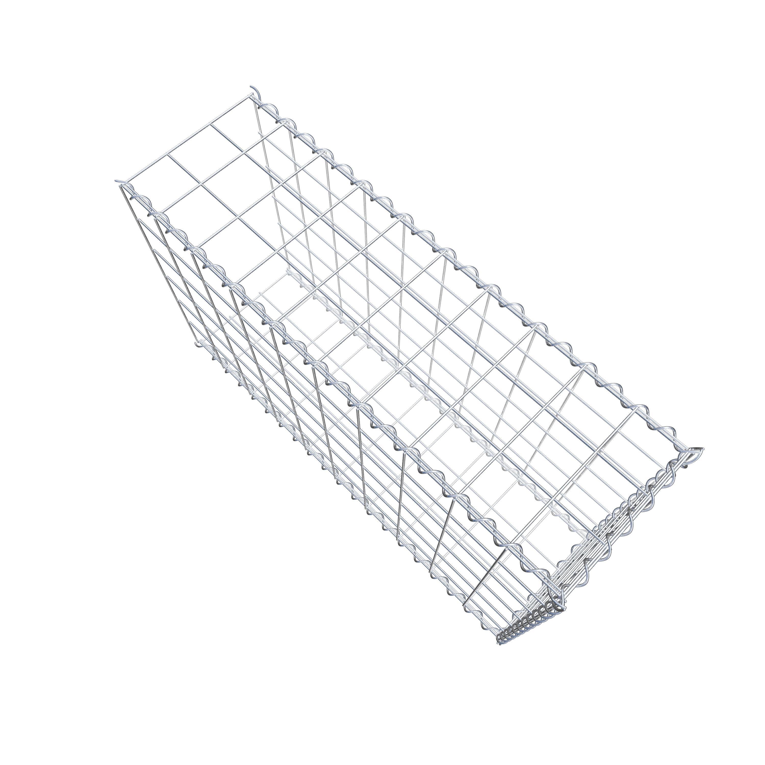 Gabion sur toile type 2 100 cm x 60 cm x 30 cm (L x H x P), maille 10 cm x 10 cm, spirale