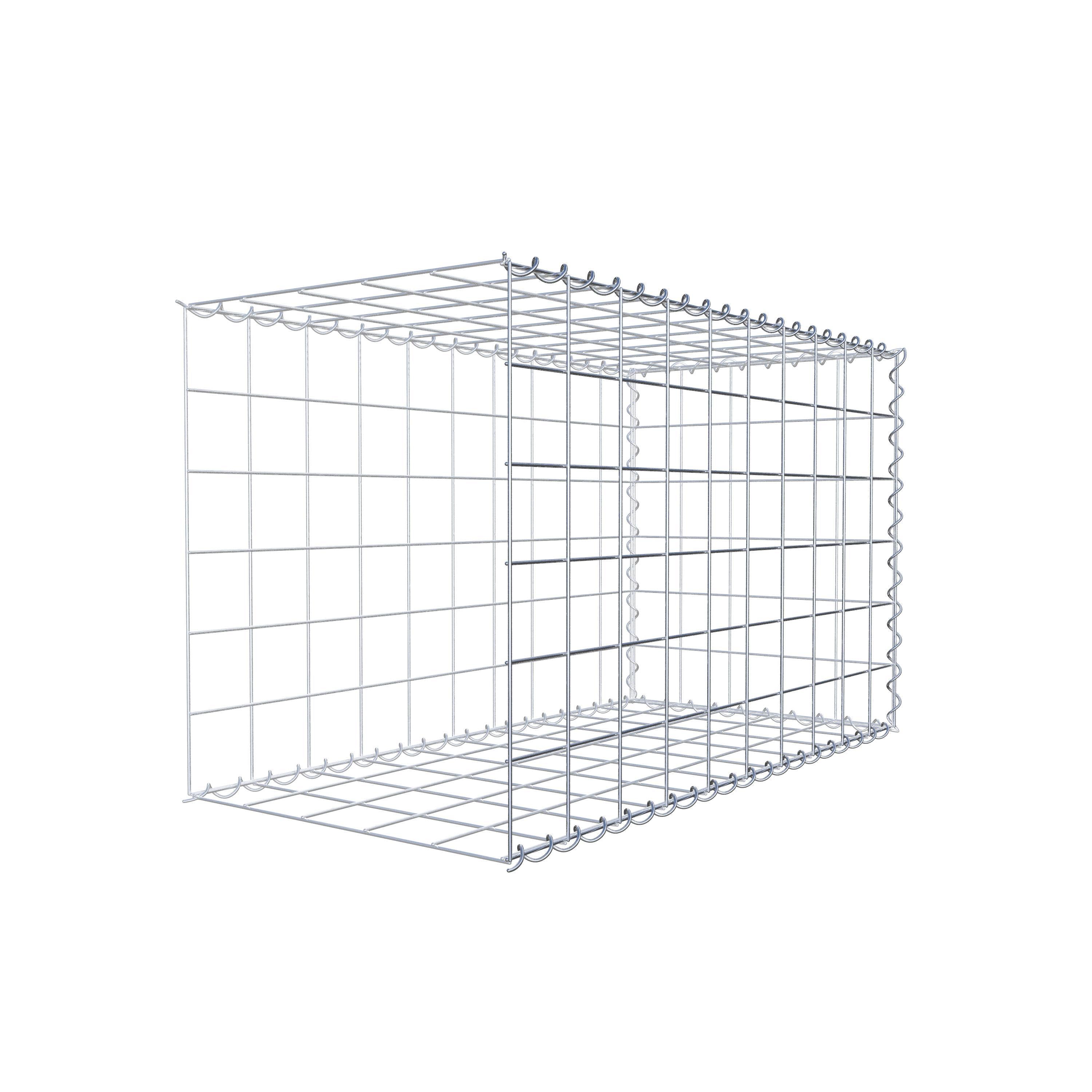 Gabion sur toile type 2 100 cm x 60 cm x 50 cm (L x H x P), maille 10 cm x 10 cm, spirale