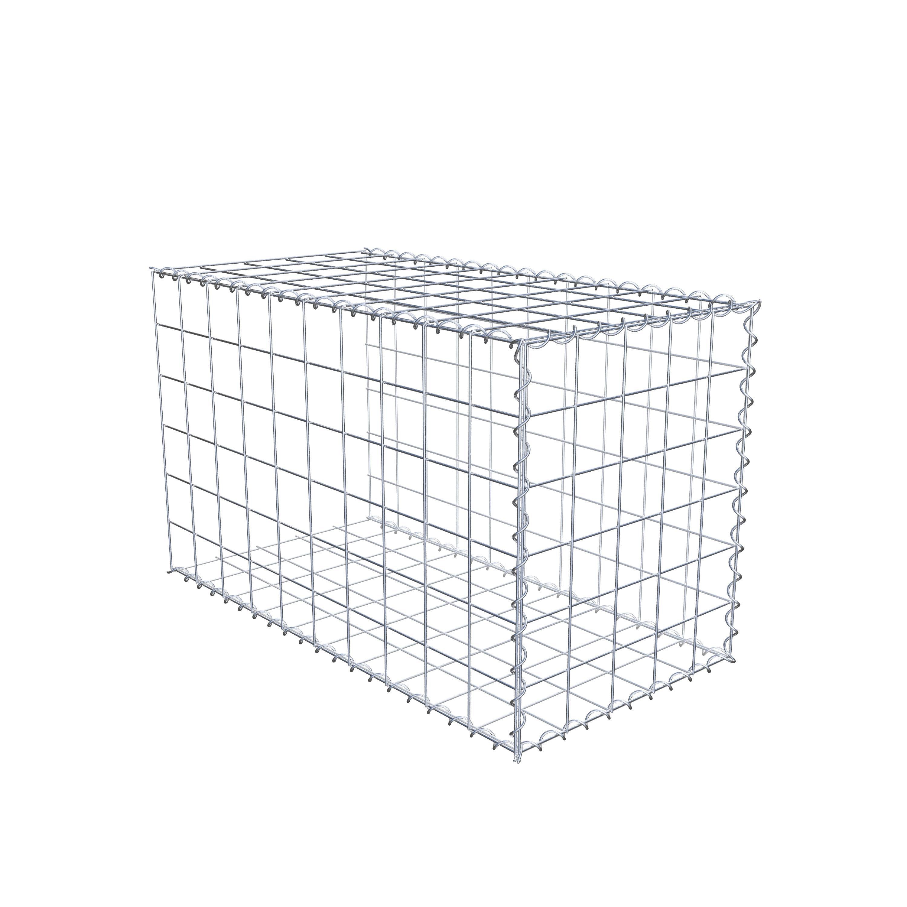 Gabion sur toile type 2 100 cm x 60 cm x 50 cm (L x H x P), maille 10 cm x 10 cm, spirale