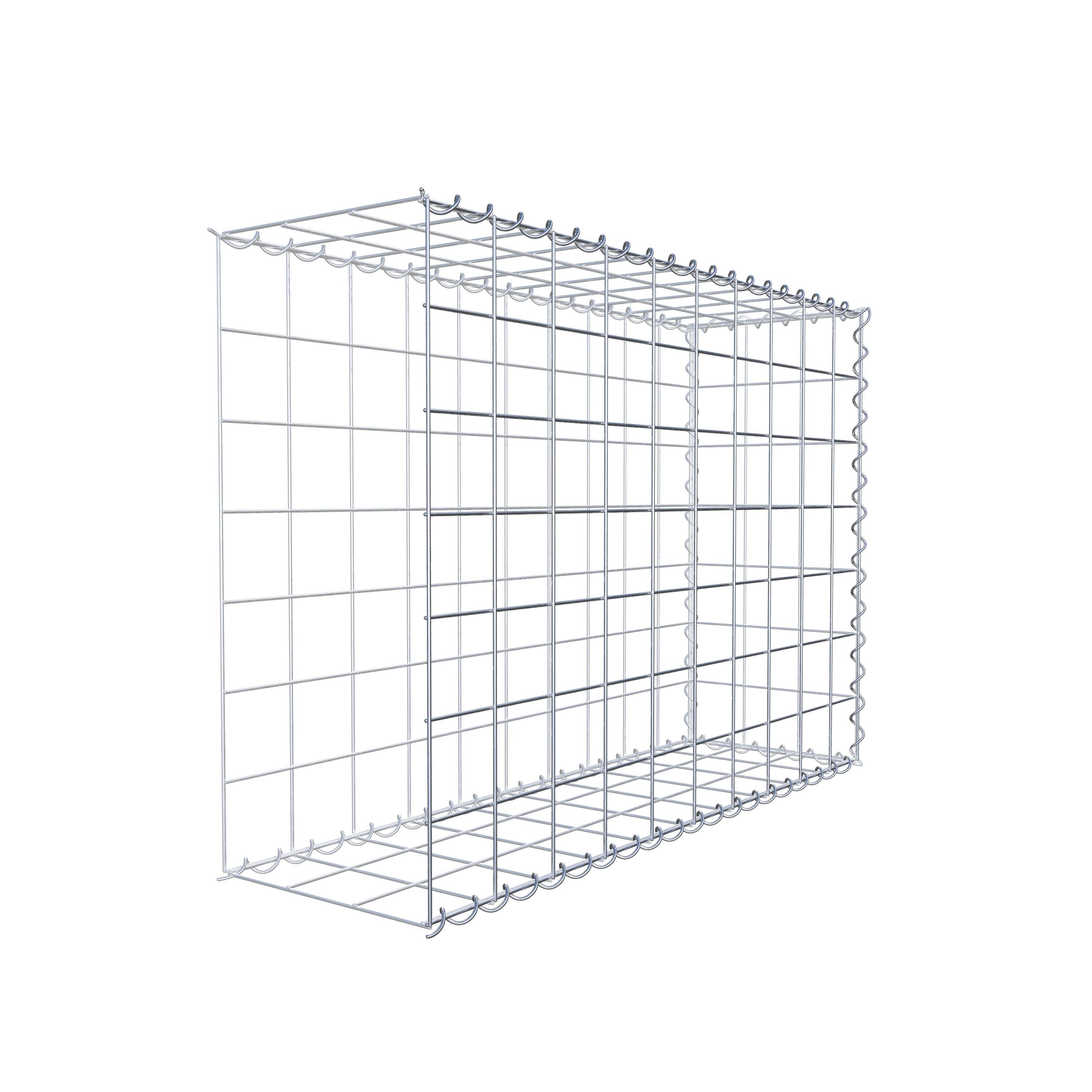 Gabion sur toile type 2 100 cm x 70 cm x 30 cm (L x H x P), maille 10 cm x 10 cm, spirale