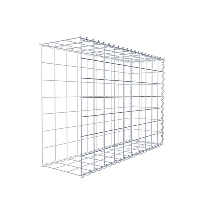 Udvokset gabion type 2 100 cm x 70 cm x 30 cm (L x H x D), maskestørrelse 10 cm x 10 cm, spiral