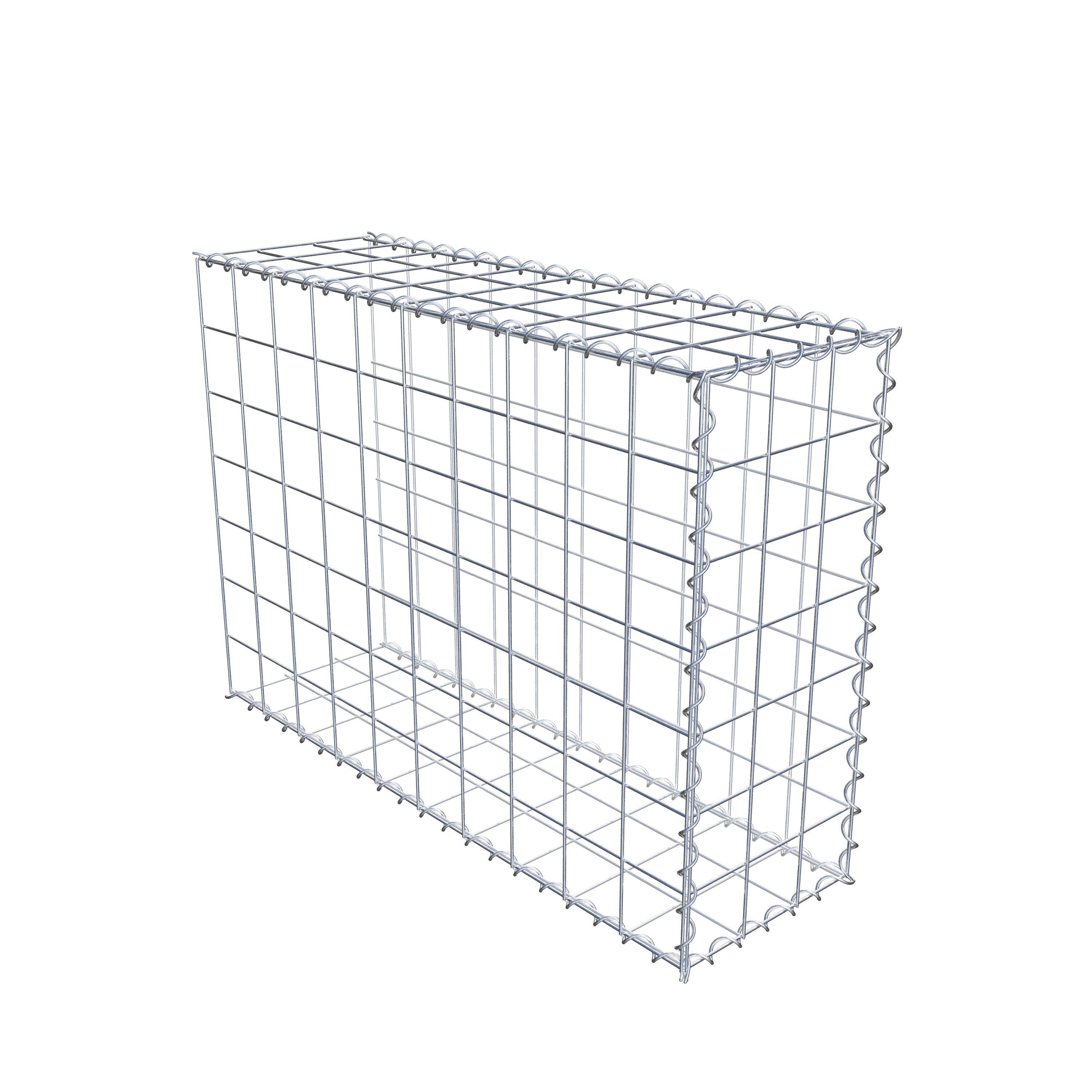 Gabion sur toile type 2 100 cm x 70 cm x 30 cm (L x H x P), maille 10 cm x 10 cm, spirale