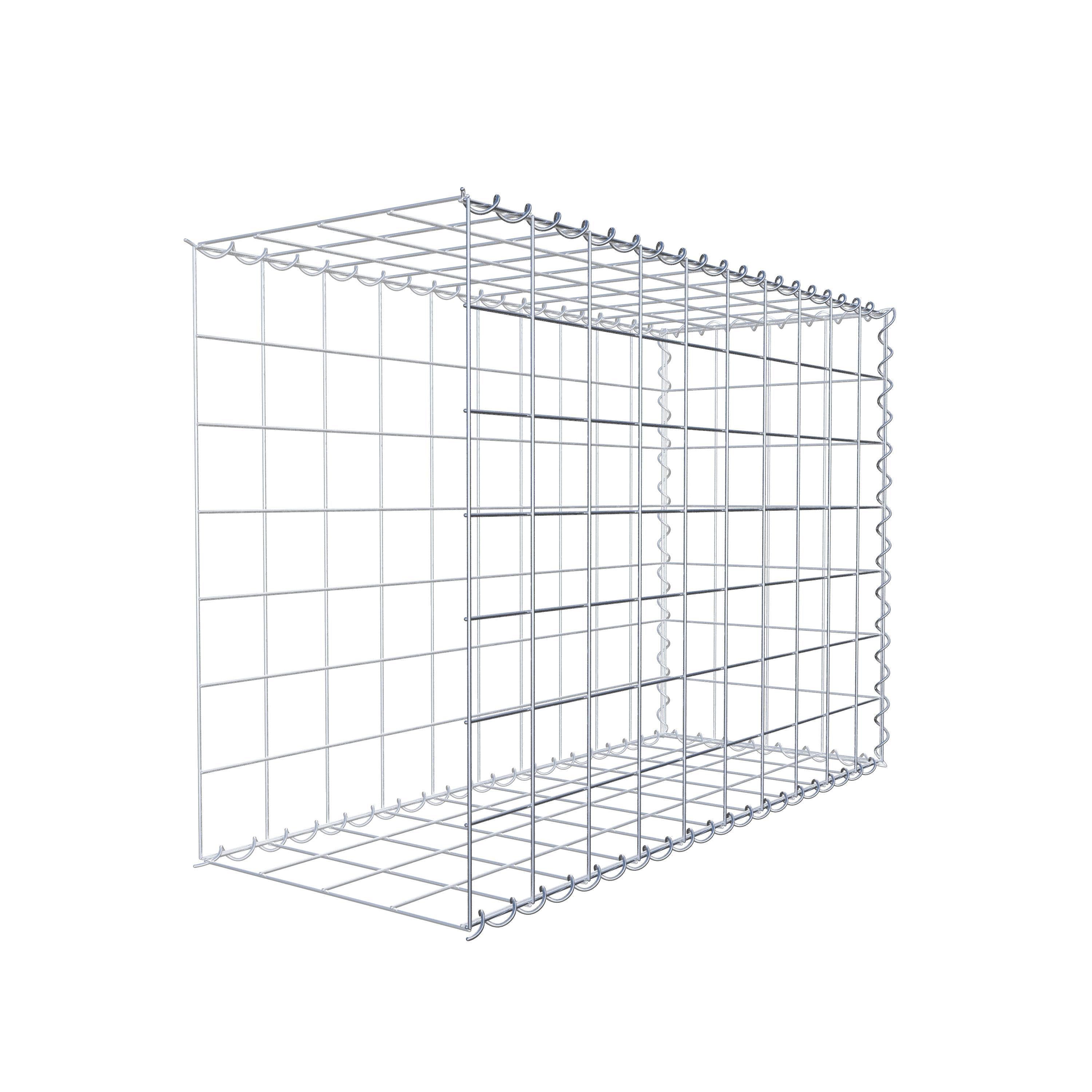 Gabion sur toile type 2 100 cm x 70 cm x 40 cm (L x H x P), maille 10 cm x 10 cm, spirale