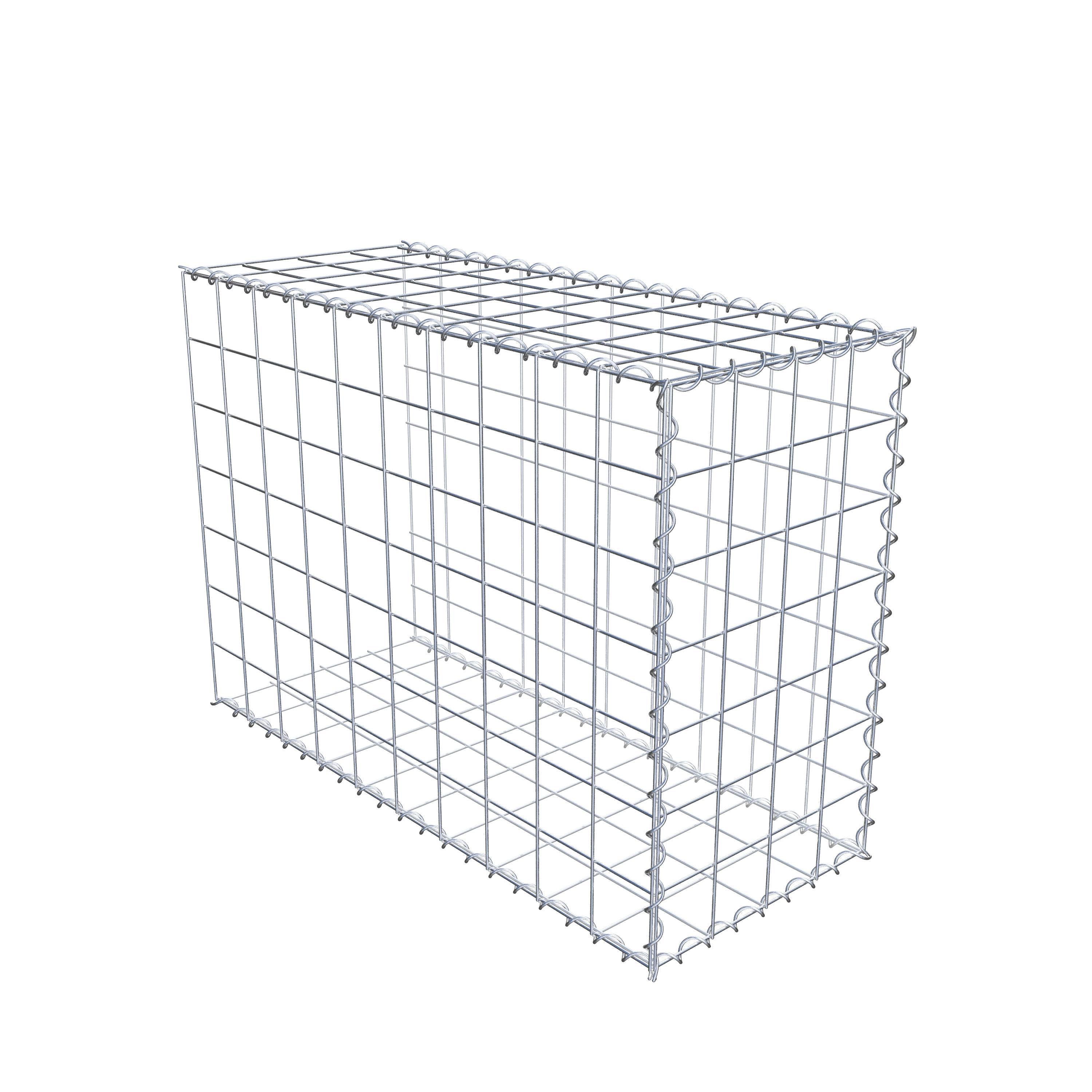 Gabion sur toile type 2 100 cm x 70 cm x 40 cm (L x H x P), maille 10 cm x 10 cm, spirale