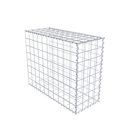 Gabion rapporté type 2 100 cm x 80 cm x 40 cm (L x H x P), mailles 10 cm x 10 cm, spirale