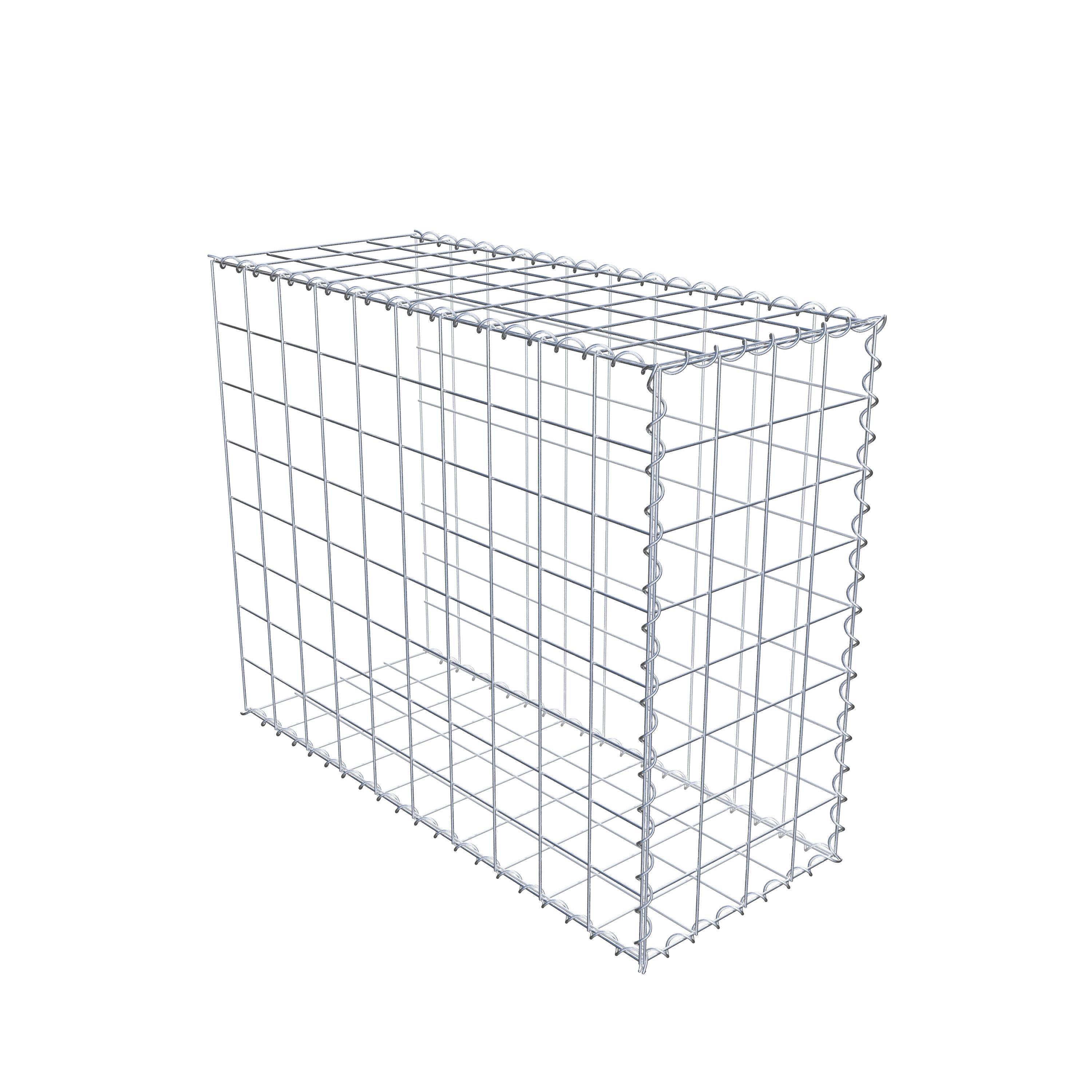 Gabion sur toile type 2 100 cm x 80 cm x 40 cm (L x H x P), maille 10 cm x 10 cm, spirale