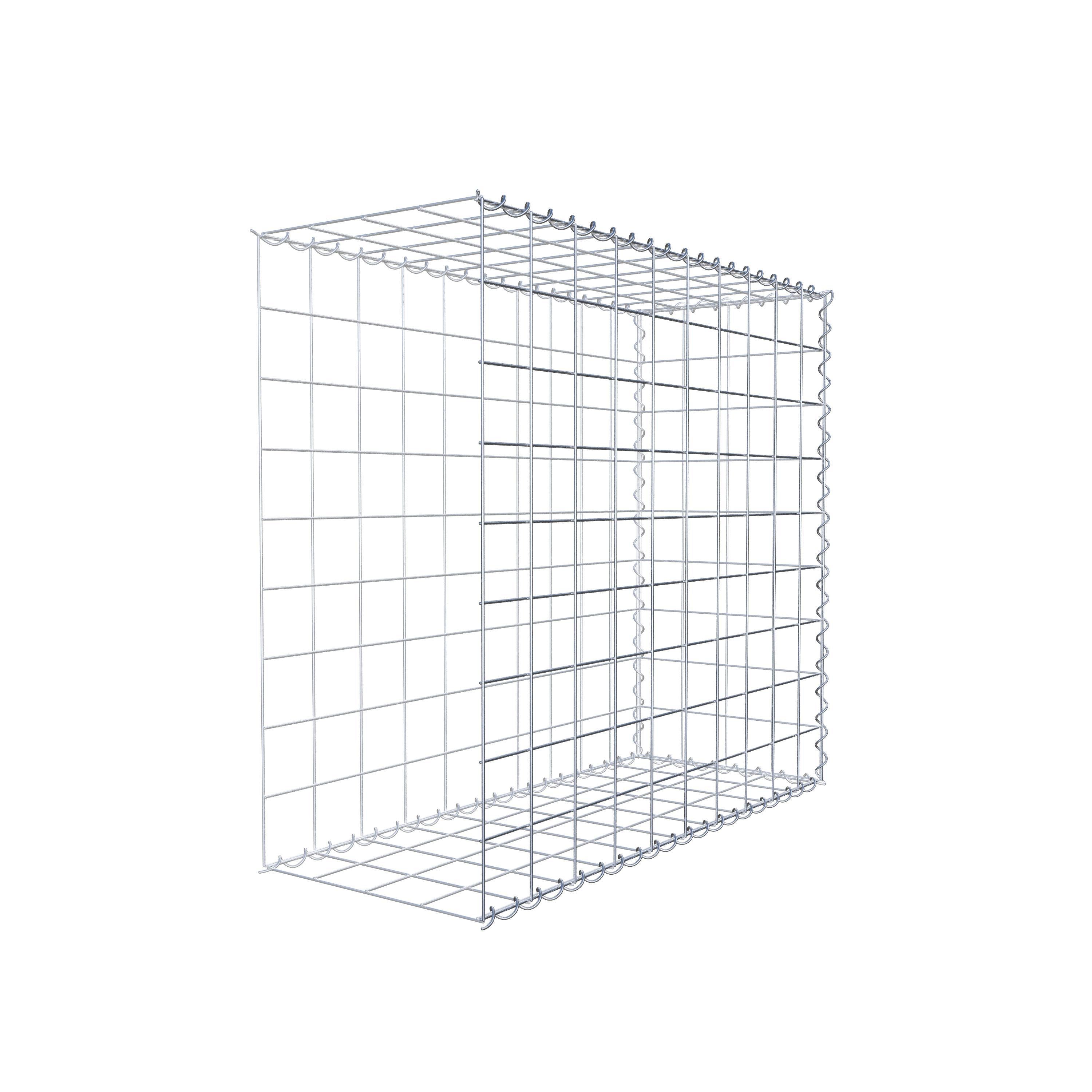 Gabion sur toile type 2 100 cm x 90 cm x 40 cm (L x H x P), maille 10 cm x 10 cm, spirale