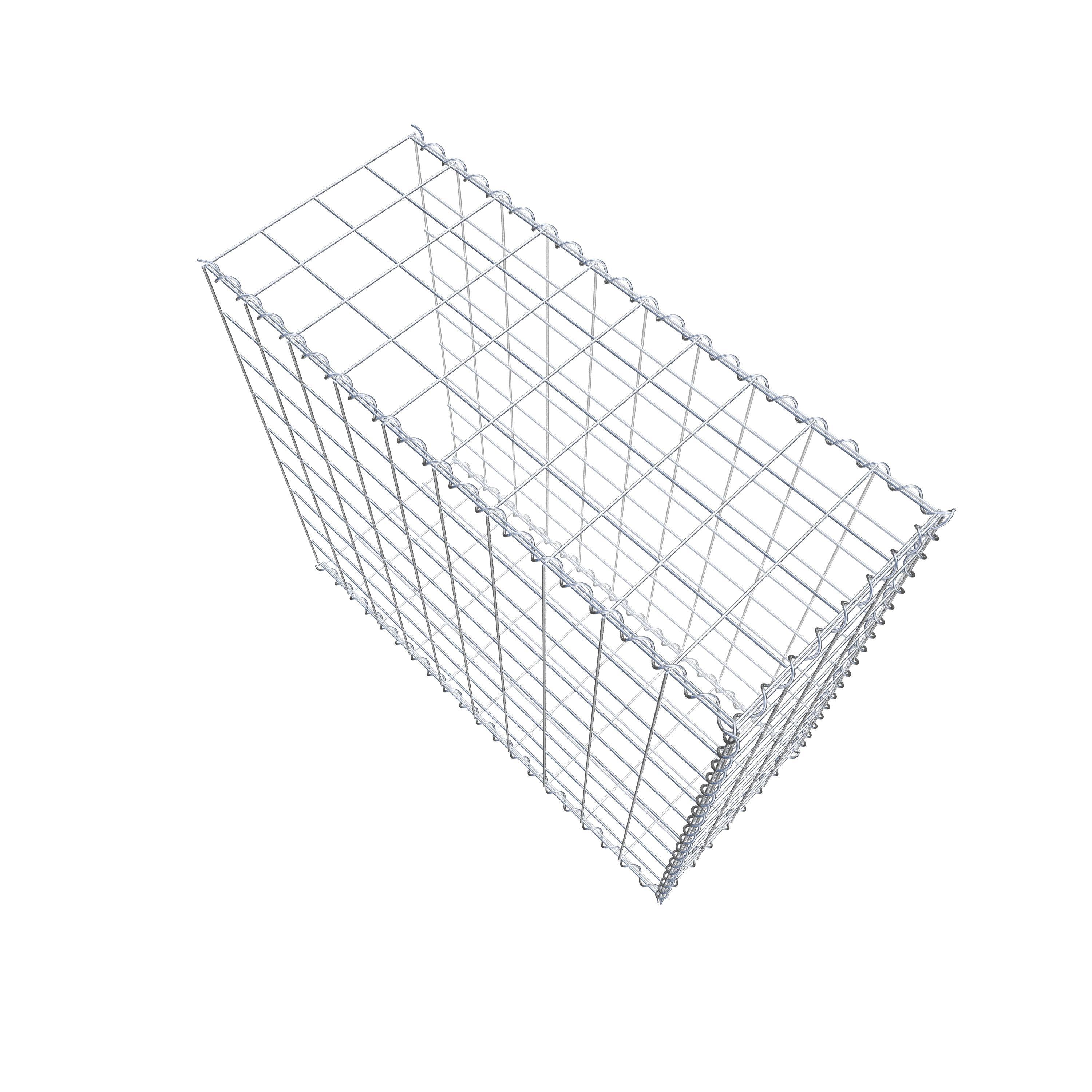 Gabion sur toile type 2 100 cm x 90 cm x 40 cm (L x H x P), maille 10 cm x 10 cm, spirale