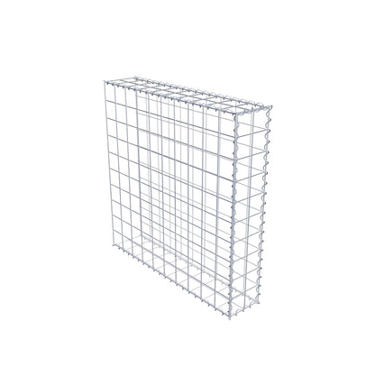 Extra gabion typ 2 100 cm x 100 cm x 20 cm (L x H x D), maskstorlek 10 cm x 10 cm, spiral
