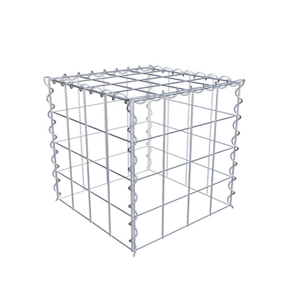 Gabião tipo 3 40 cm x 40 cm x 40 cm (C x A x P), malhagem 10 cm x 10 cm, espiral