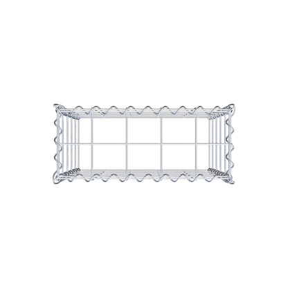 Grown-on gabion type 3 50 cm x 50 cm x 20 cm (L x H x D), mesh size 10 cm x 10 cm, spiral