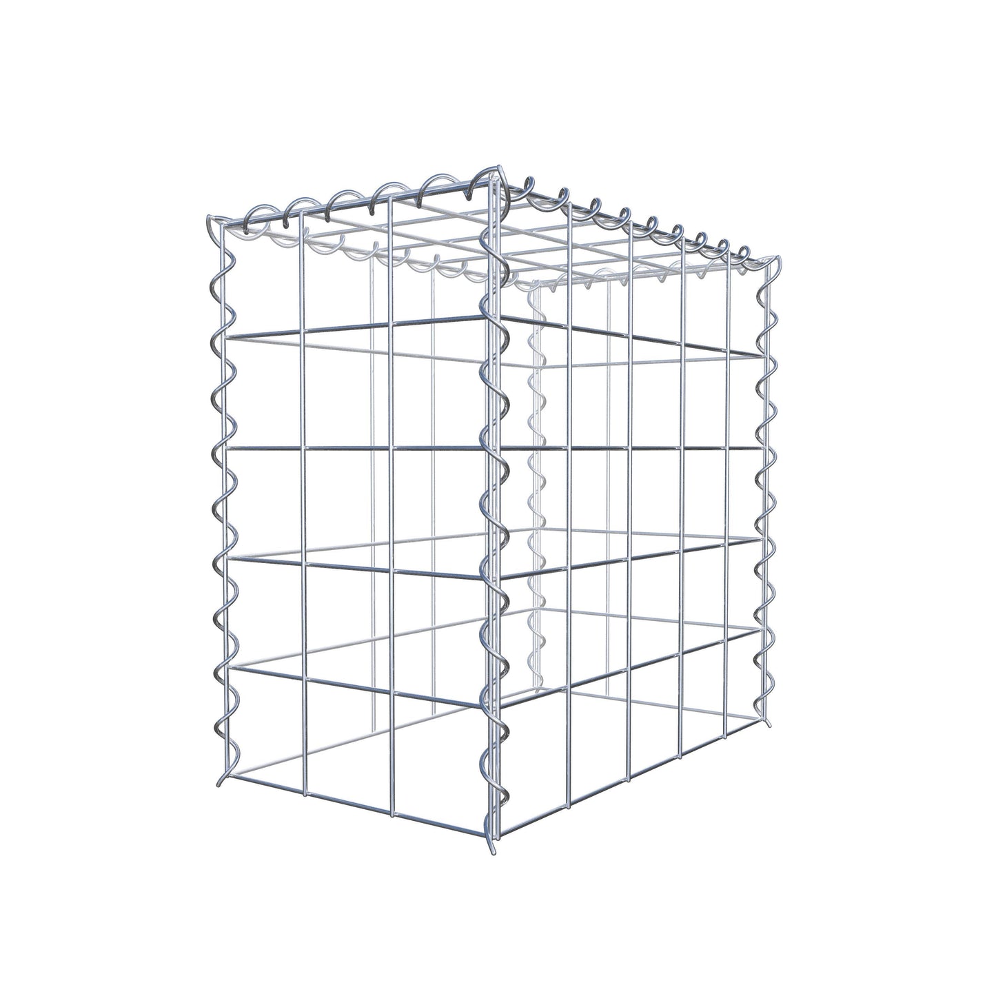 Grown-on gabion type 3 50 cm x 50 cm x 30 cm (L x H x D), mesh size 10 cm x 10 cm, spiral