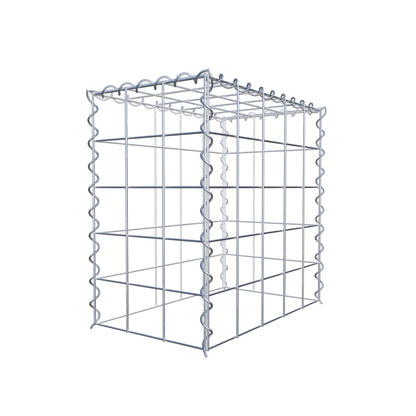 Grown-on gabion type 3 50 cm x 50 cm x 30 cm (L x H x D), mesh size 10 cm x 10 cm, spiral