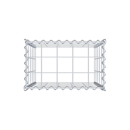 Grown-on gabion type 3 50 cm x 50 cm x 30 cm (L x H x D), mesh size 10 cm x 10 cm, spiral