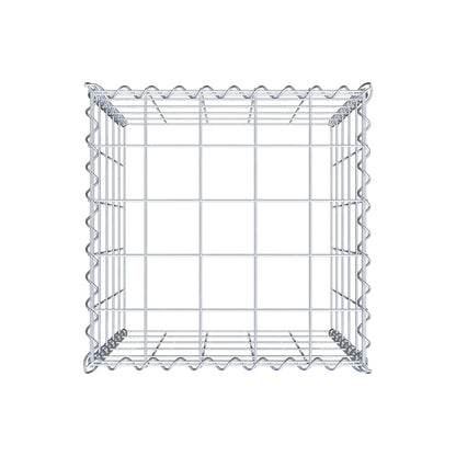 Gabião tipo 3 50 cm x 50 cm x 50 cm (C x A x P), malhagem 10 cm x 10 cm, espiral