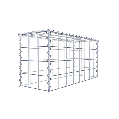 Grown-on gabion type 3 80 cm x 40 cm x 30 cm (L x H x D), mesh size 10 cm x 10 cm, spiral
