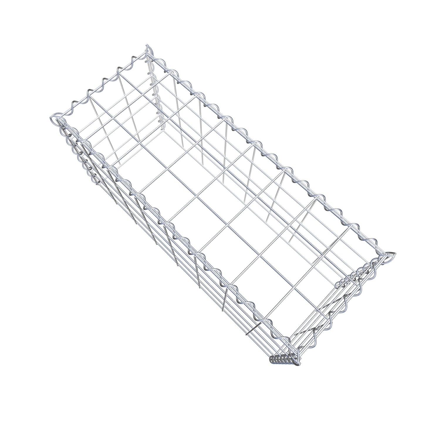 Grown-on gabion type 3 80 cm x 40 cm x 30 cm (L x H x D), mesh size 10 cm x 10 cm, spiral