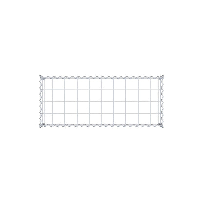 Extra gabion typ 3 100 cm x 20 cm x 40 cm (L x H x D), maskstorlek 10 cm x 10 cm, spiral