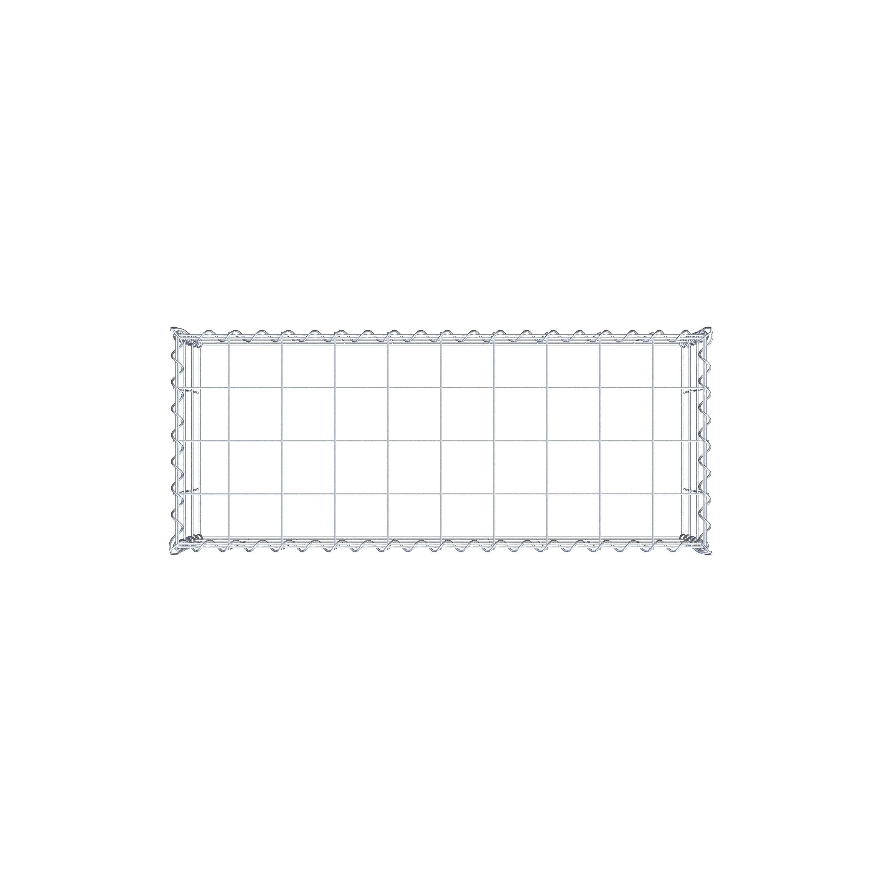 Gabion sur toile type 3 100 cm x 30 cm x 40 cm (L x H x P), maille 10 cm x 10 cm, spirale