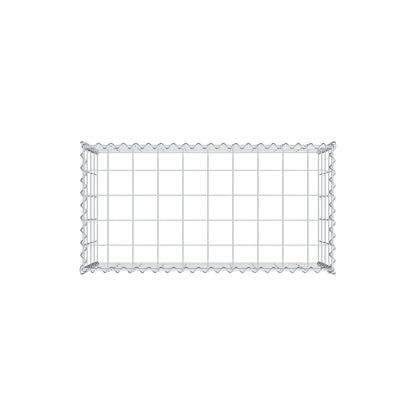 Gabbione aggiuntivo tipo 3 100 cm x 40 cm x 50 cm (L x A x P), maglia 10 cm x 10 cm, spirale