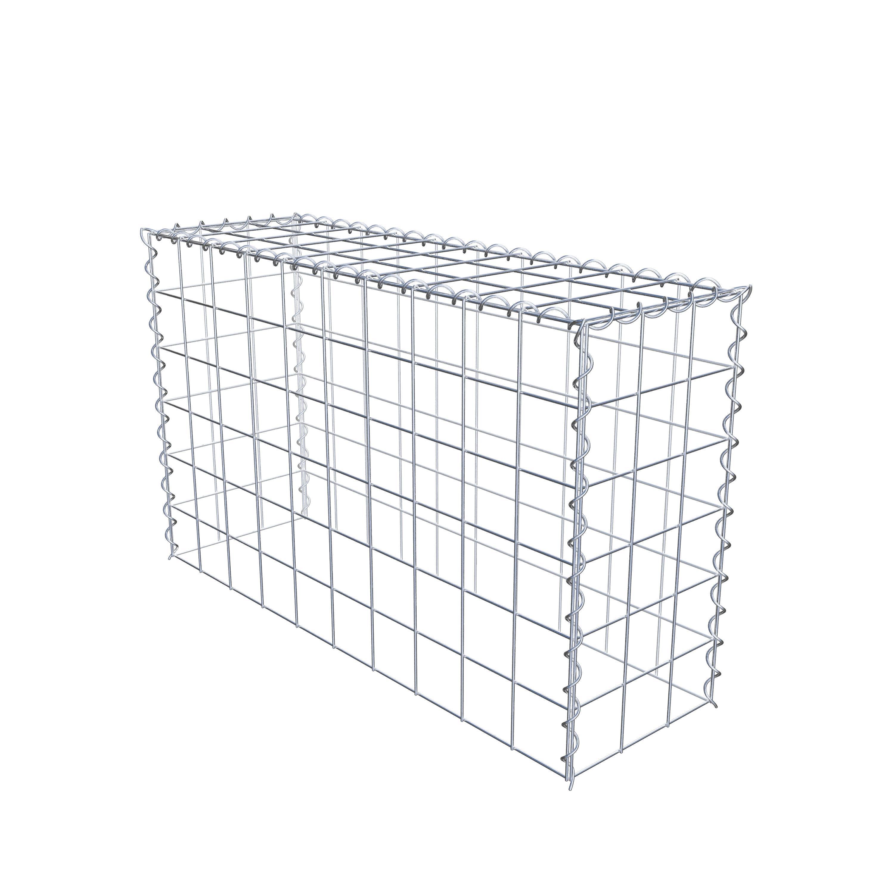 Gabion sur toile type 3 100 cm x 60 cm x 30 cm (L x H x P), maille 10 cm x 10 cm, spirale