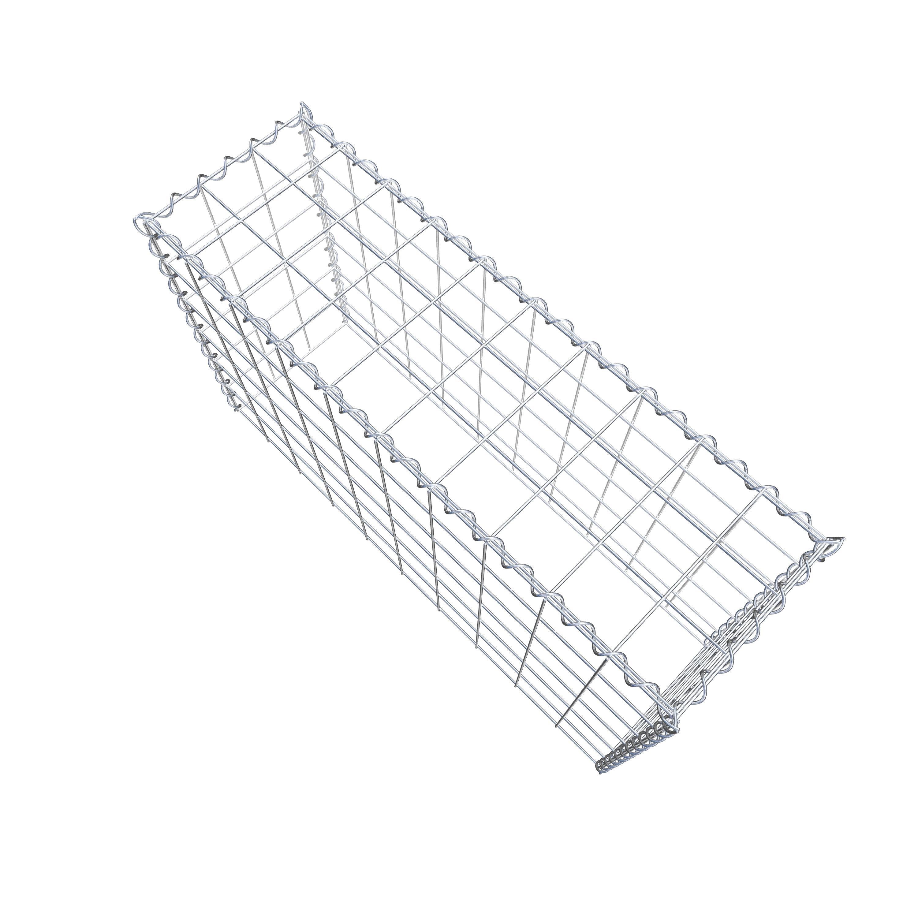 Gabion sur toile type 3 100 cm x 60 cm x 30 cm (L x H x P), maille 10 cm x 10 cm, spirale