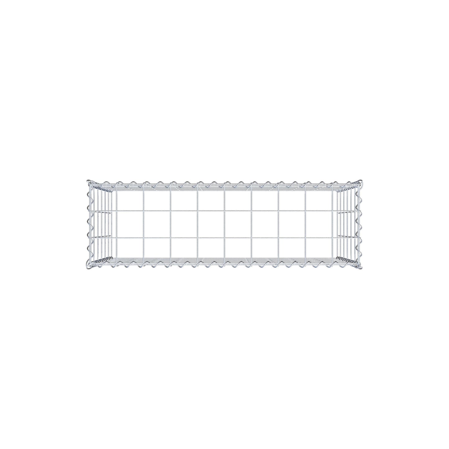 Anbaugabione Typ 3 100 cm x 60 cm x 30 cm (L x H x T), Maschenweite 10 cm x 10 cm, Spirale