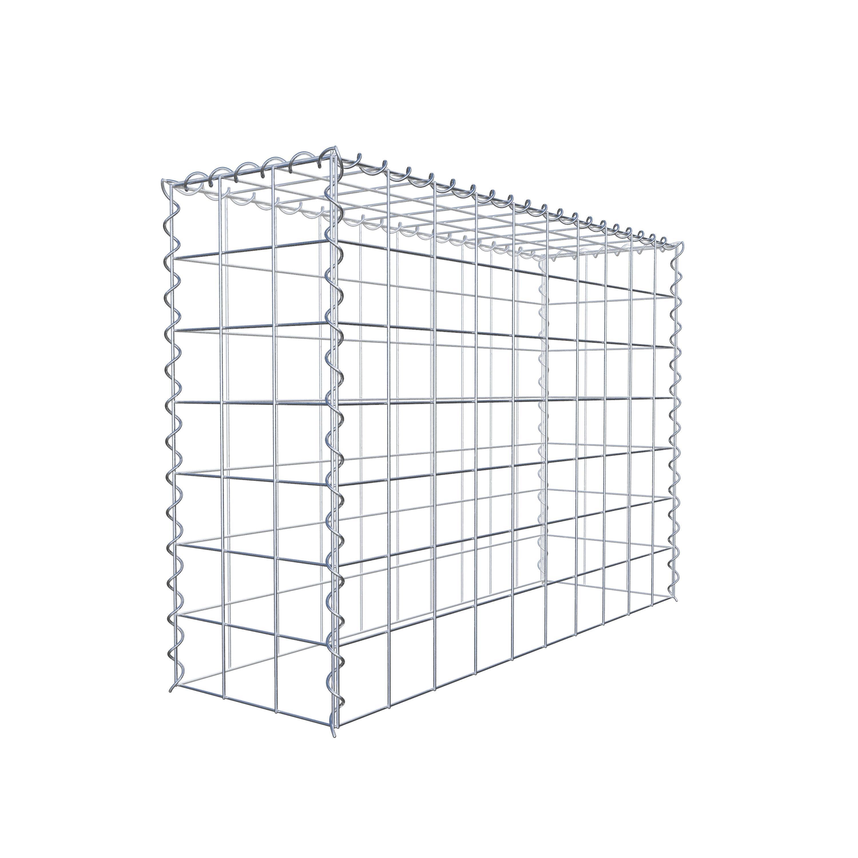 Gabion sur toile type 3 100 cm x 70 cm x 30 cm (L x H x P), maille 10 cm x 10 cm, spirale