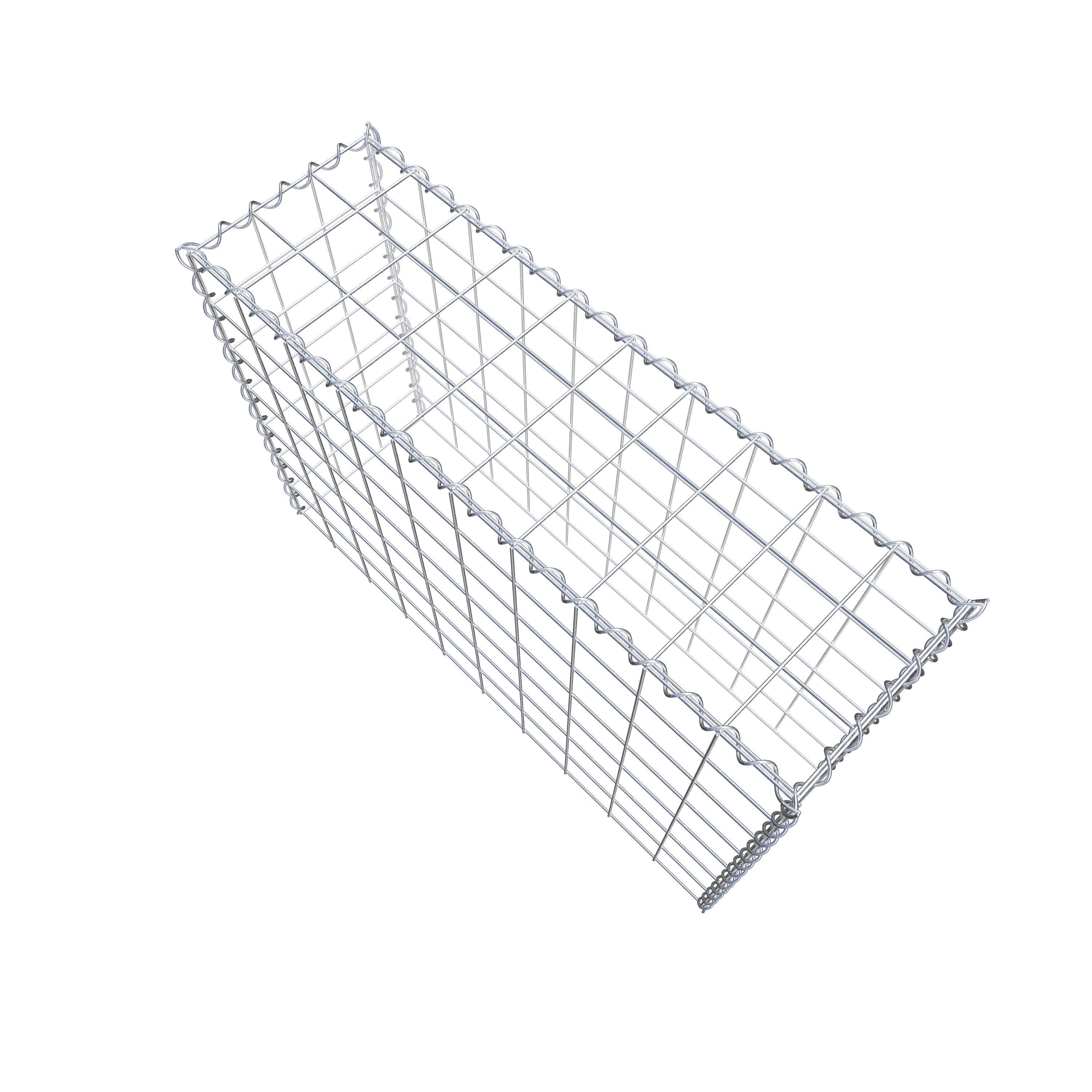 Gabion sur toile type 3 100 cm x 70 cm x 30 cm (L x H x P), maille 10 cm x 10 cm, spirale