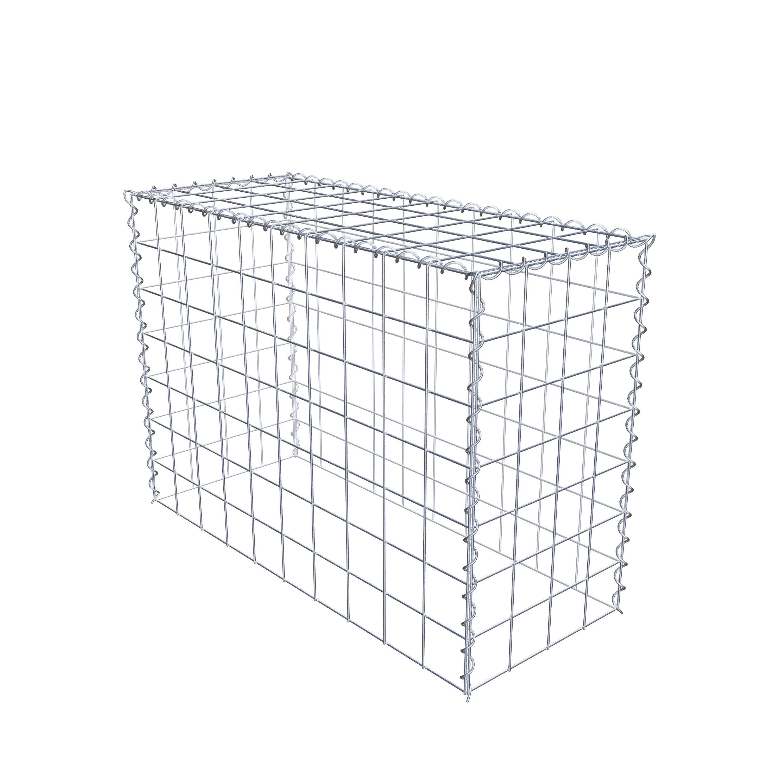 Gabion sur toile type 3 100 cm x 70 cm x 40 cm (L x H x P), maille 10 cm x 10 cm, spirale