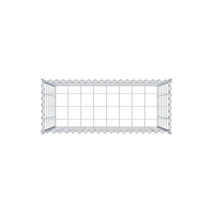 Gabion rapporté type 3 100 cm x 80 cm x 40 cm (L x H x P), mailles 10 cm x 10 cm, spirale