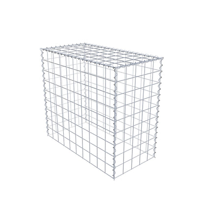 Gabion rapporté type 3 100 cm x 90 cm x 50 cm (L x H x P), mailles 10 cm x 10 cm, spirale
