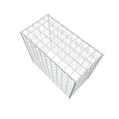 Gabion rapporté type 3 100 cm x 90 cm x 50 cm (L x H x P), mailles 10 cm x 10 cm, spirale