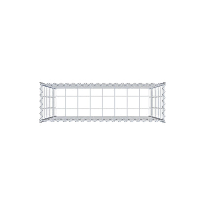 Grown-on gabion type 3 100 cm x 100 cm x 30 cm (L x H x D), mesh size 10 cm x 10 cm, spiral