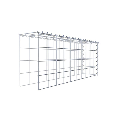Gabion rapporté type 4 100 cm x 40 cm x 20 cm (L x H x P), mailles 10 cm x 10 cm, spirale