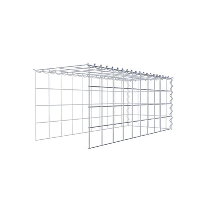 Extra gabion typ 4 100 cm x 40 cm x 40 cm (L x H x D), maskstorlek 10 cm x 10 cm, spiral