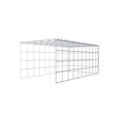 Gabião tipo 4 100 cm x 40 cm x 50 cm (C x A x P), malhagem 10 cm x 10 cm, espiral