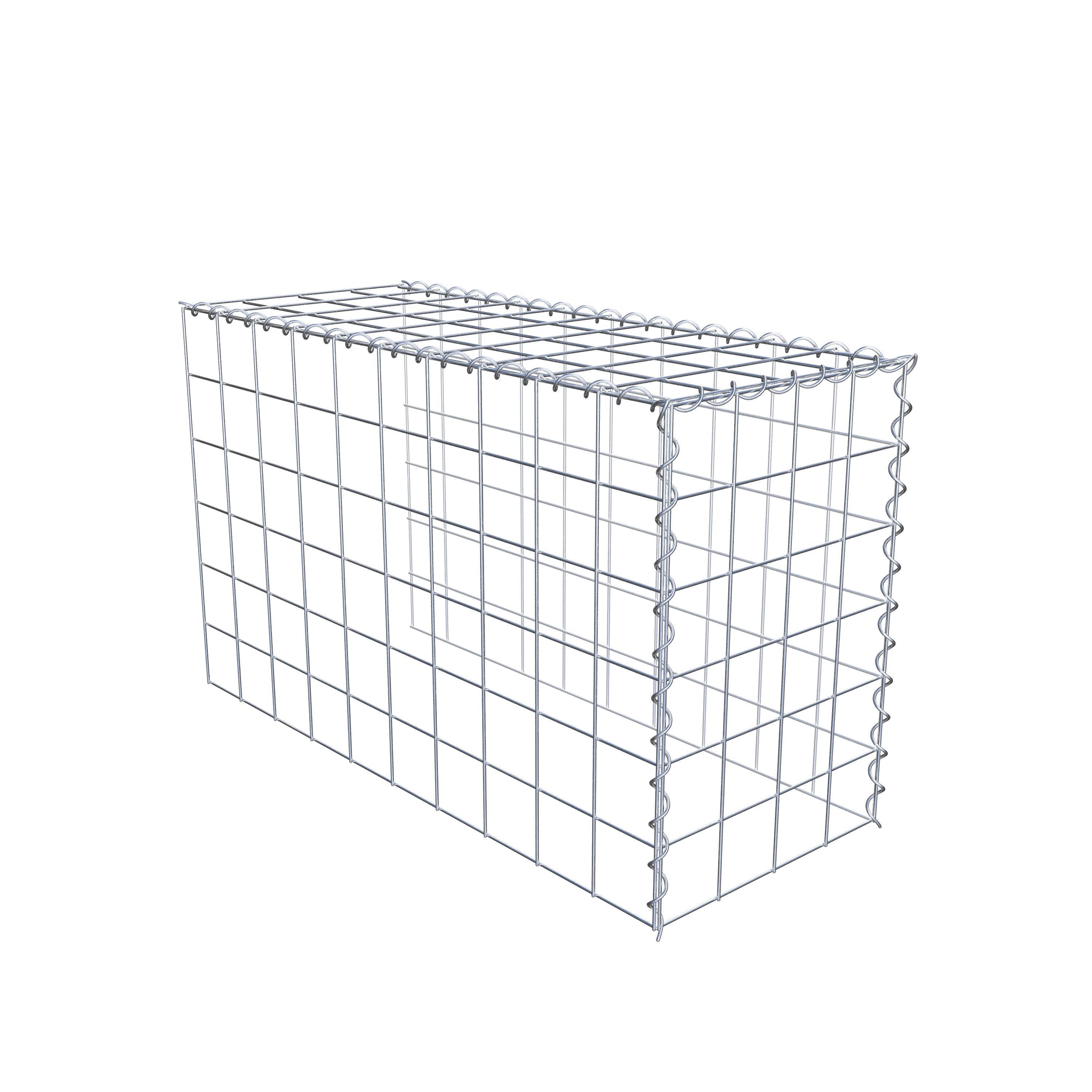 Gabion sur toile type 4 100 cm x 60 cm x 40 cm (L x H x P), maille 10 cm x 10 cm, spirale