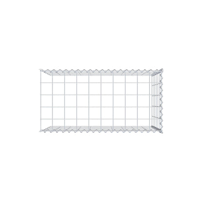 Gabion rapporté type 4 100 cm x 60 cm x 50 cm (L x H x P), mailles 10 cm x 10 cm, spirale