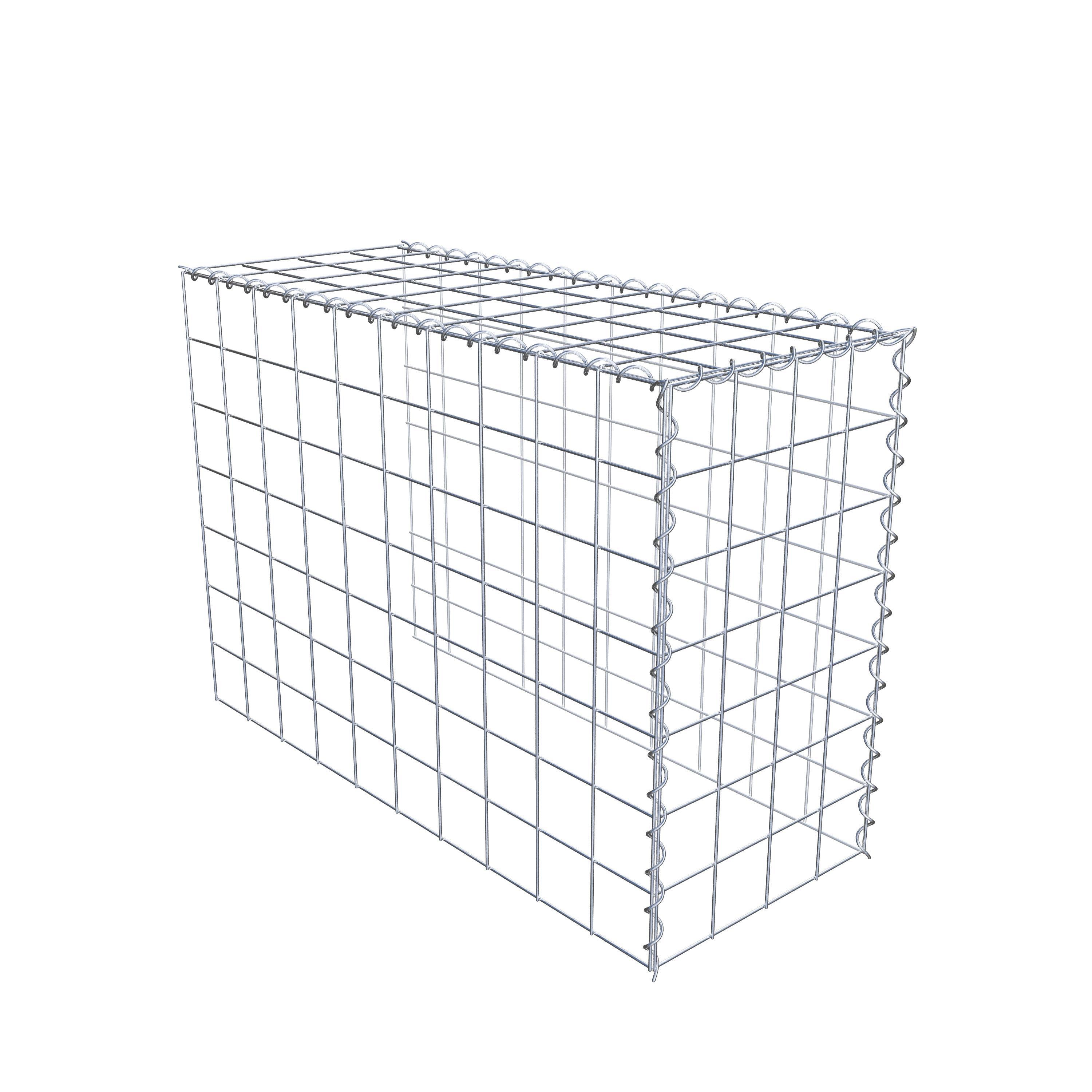 Gabion sur toile type 4 100 cm x 70 cm x 40 cm (L x H x P), maille 10 cm x 10 cm, spirale